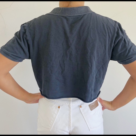 Vintage cropped collared top - Picture 3 of 3